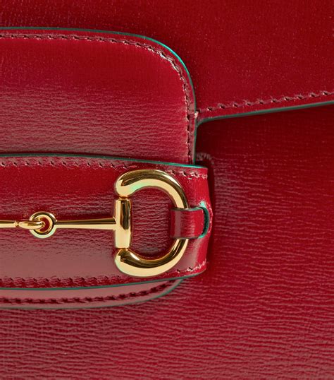 red gucci over the shoulder bag|gucci 1955 horsebit bag red.